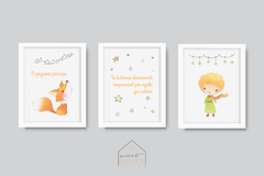 Kit Quadro Decorativo para Quarto Infantil - O pequeno Príncipe - comprar online