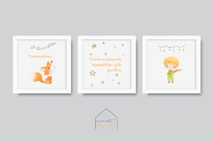 Kit Quadro Decorativo para Quarto Infantil - O pequeno Príncipe -  Sweet Little Home Decor - Quadro Infantil Personalizados 