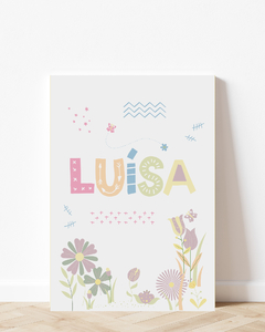 Placa Decorativa Personalizada- Luisa