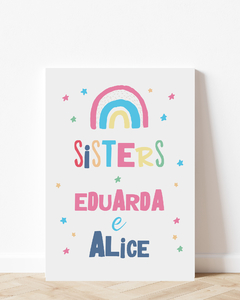 Placa Decorativa - Sisters