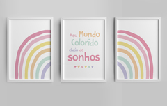 Conjunto Quadros - Meu Mundo Colorê - comprar online