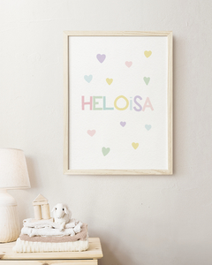 Quadro Infantil Personalizado - Heloisa