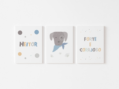 Conjunto Placas Decorativas - Heitor