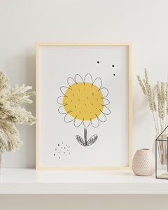 Quadro Para Quarto Infantil - Flor