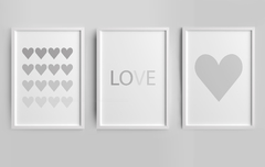 Quadros Decorativos Infantil - Love