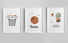 Quadros Decorativos Infantil- Basquete Benicio - comprar online