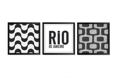 Kit Quadro Decorativo - Rio