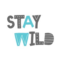 Coleção Stay Wild -  Sweet Little Home Decor - Quadro Infantil Personalizados 