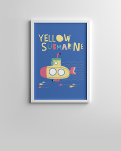 Quadro Decorativo Quarto de Bebê - Yellow Submarine - comprar online