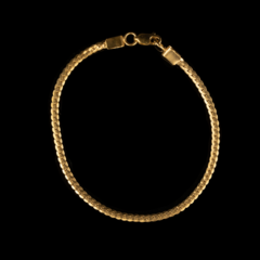 Pulsera Cubana Plana 3mm - tienda online