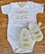 Kit Baby Pérolas Completo - 3 Peças - Nome Composto (até 06 letras cada nome) - Loucas Por Chinelos | Chinelos e Acessórios Personalizados