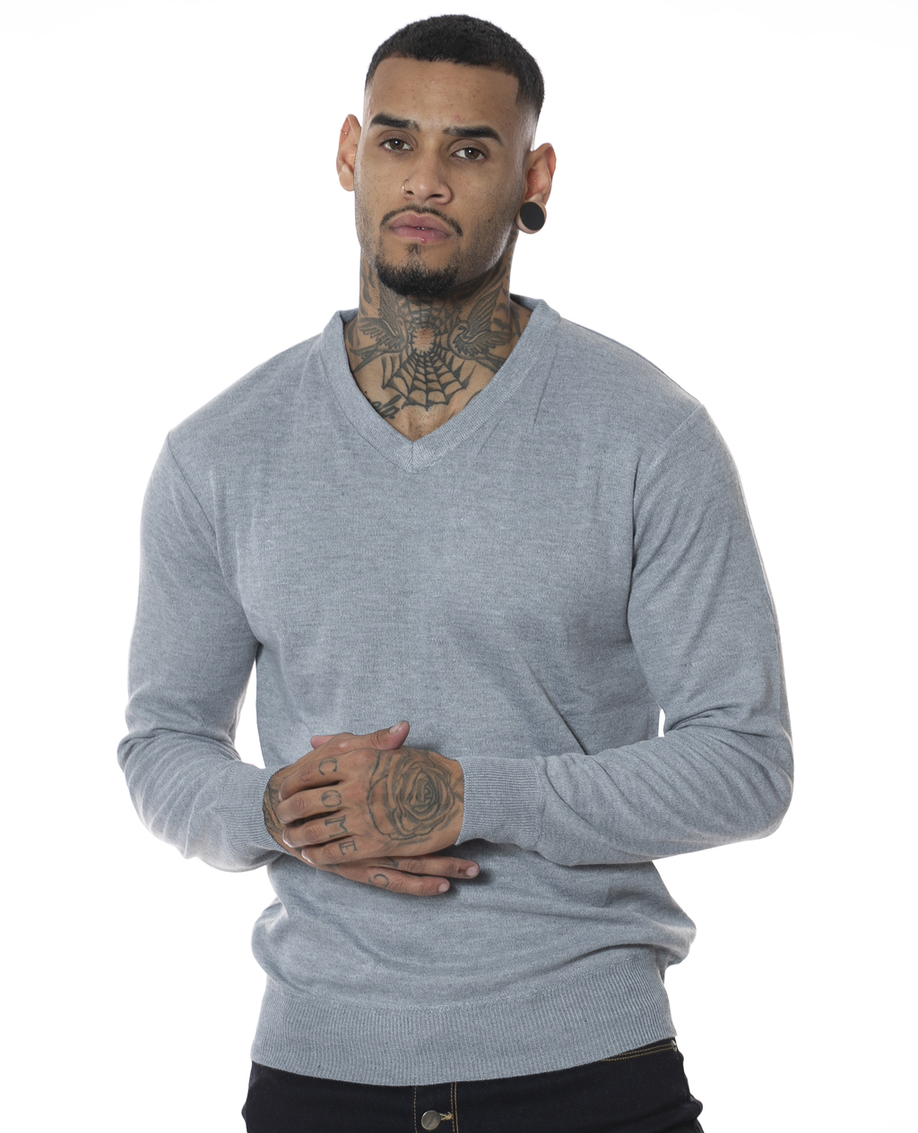 Sweater cuello v new arrivals