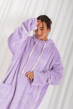 pijamanta corderito bifaz lila - comprar online