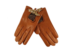 Guantes con Cadena Marrón