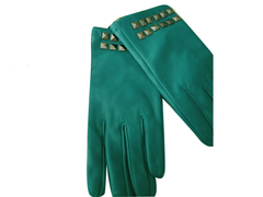 Guantes con Apliques Verde