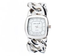 Reloj CD Niquel con Blanco