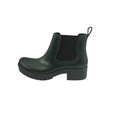 Bota de lluvia corta Carla Danelli Verde - comprar online