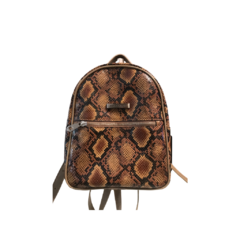 Mochila mini croco