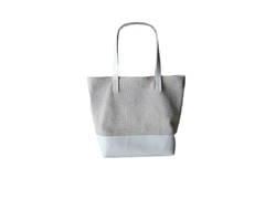 Shopping Bag White Croco - comprar online