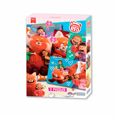 TURNING RED 2 PUZZLES INFANTILES