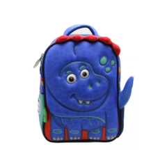 MOCHILA ESPALDA 12" MUNDO DINO AZUL - comprar online