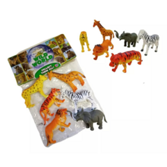 WILD WORLD BLISTER ANIMALES DE SELVA X 6