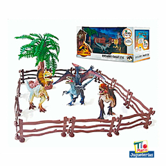 JURASSIC WORLD DINOS SET X 4 - comprar online