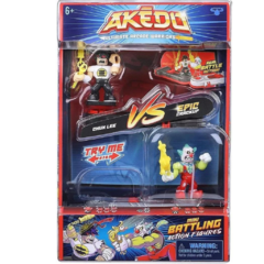 AKEDO MINI FIGURA PACK X 2 EPIC CRACKUP