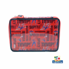 CARTUCHERA 1 PISO CON UTILES SPIDERMAN - tienda online