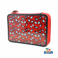 CARTUCHERA 2 PISOS CON UTILES SPIDERMAN - comprar online