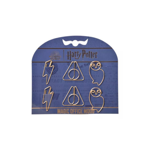 PAPER CLIPS CON FORMA X 6 HARRY POTTER