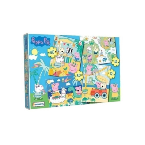 PEPPA PIG 4 PUZZLES INFANTILES