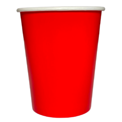 VASO ROJO LAMINADO X 6