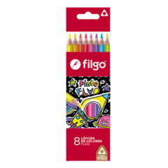 LAPICES PINTO X 8 COLORES FLUO