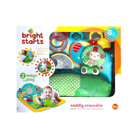 Bright starts cuddly store crocodile play mat