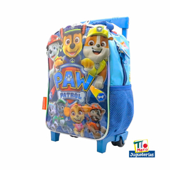 MOCHILA CARRO 12" PAW PATROL AZUL en internet