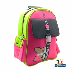 MOCHILA ESPALDA 16" SIMONES LOVE BLACK - comprar online