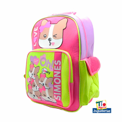 MOCHILA ESPALDA 18" SIMONES LOVE en internet