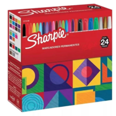 SHARPIE MARCADORES X 24 EN CAJA