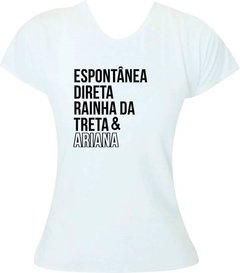 Camiseta Feminina Signo Áries Ariana