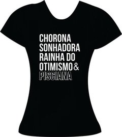 Camiseta Feminina Signo Peixes Pisciana - comprar online