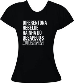 Camiseta Feminina Signo Aquário Aquariana - comprar online