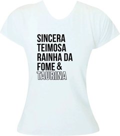 Camiseta Feminina Signo Touro Taurina