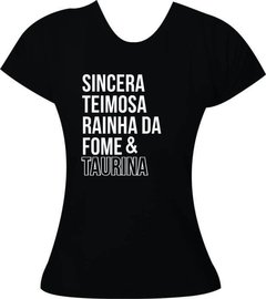 Camiseta Feminina Signo Touro Taurina - comprar online