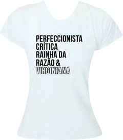 Camiseta Feminina Signo Virgem Virginiana