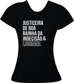 Camiseta Feminina Signo Libra Libriana - comprar online