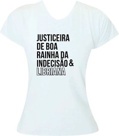 Camiseta Feminina Signo Libra Libriana