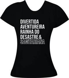 Camiseta Feminina Signo Sagitário - Sagitariana - comprar online