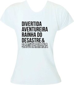 Camiseta Feminina Signo Sagitário - Sagitariana