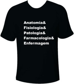 Camiseta Anatomia Enfermeiro Enfermeira